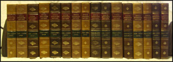 Set of re-bound books